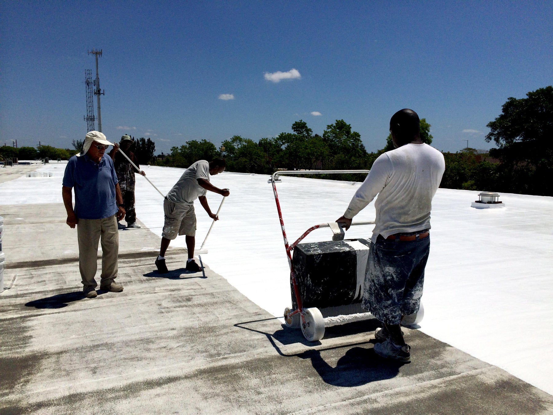 Roof Coating Spreaders